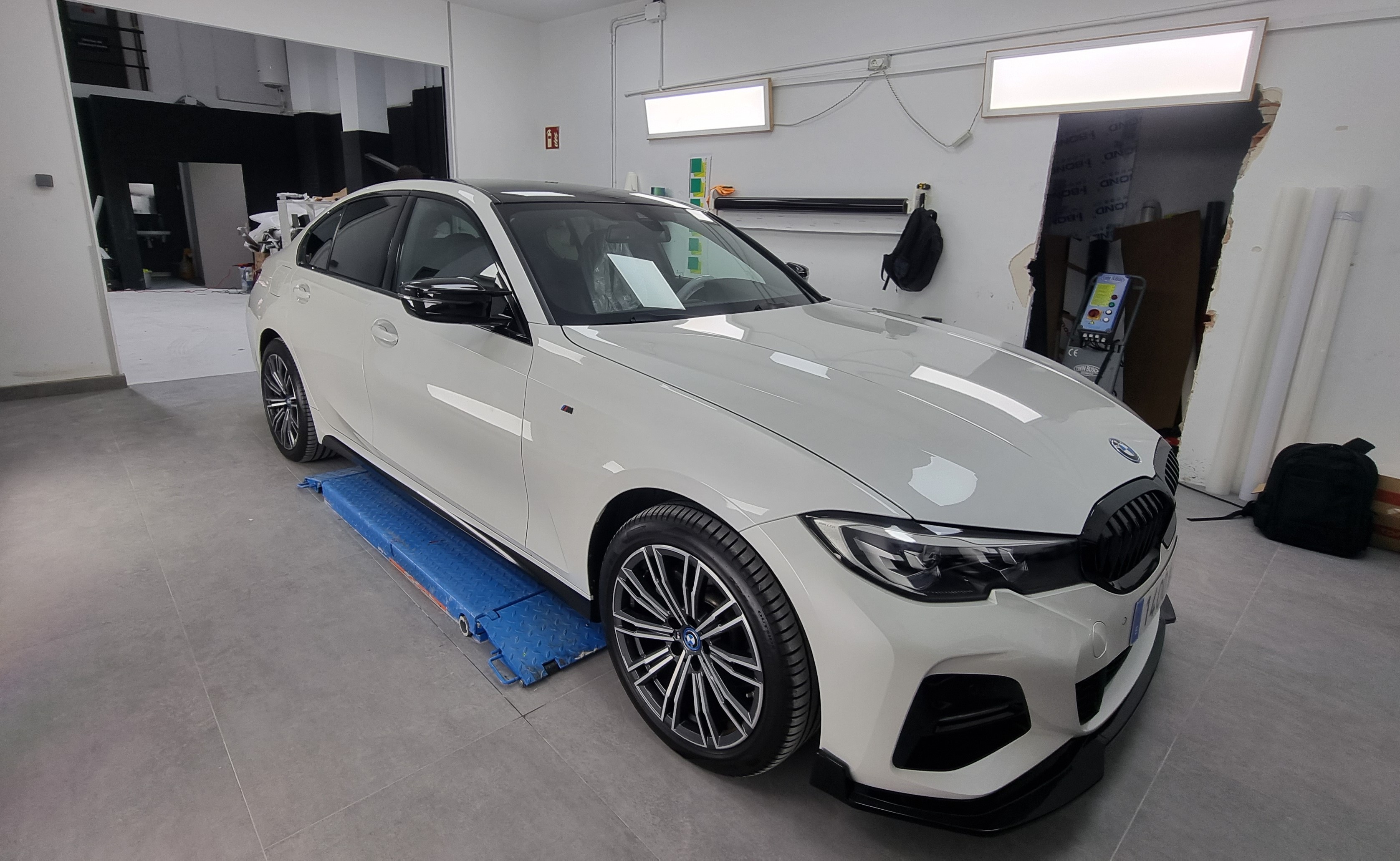 BMW detailing pulido