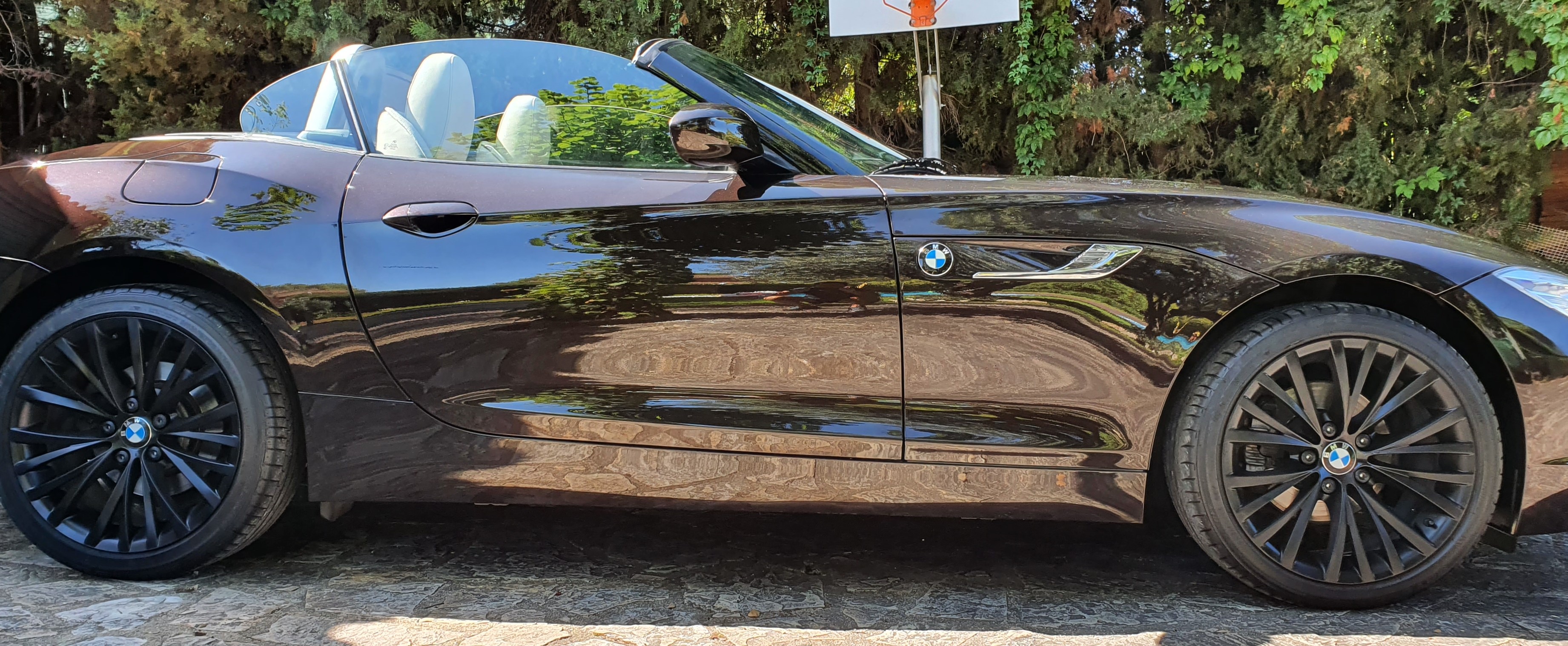 BMW Z4 E89 Sparkling Brown al sol