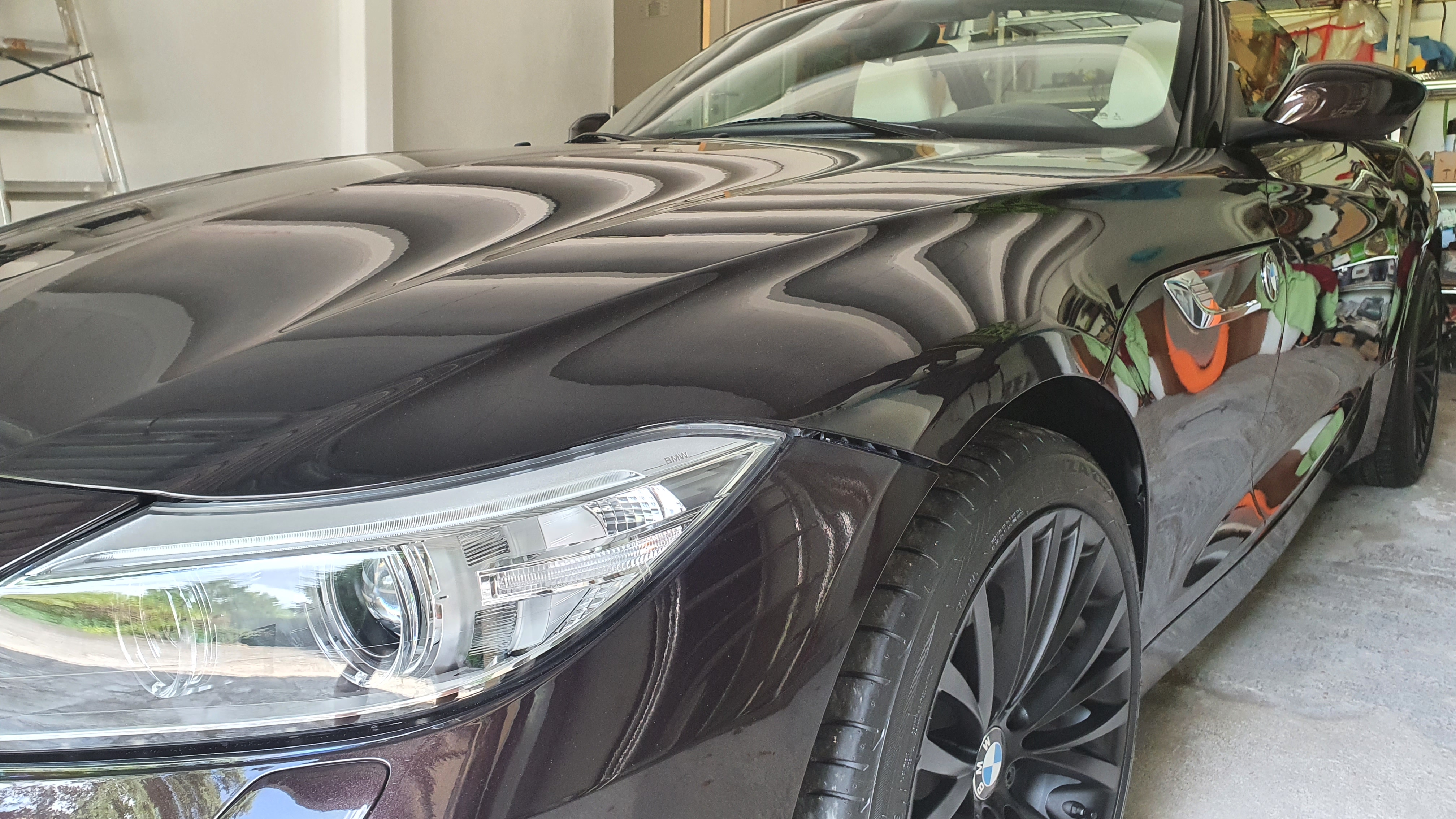 BMW Z4 E89 reflejos pintura