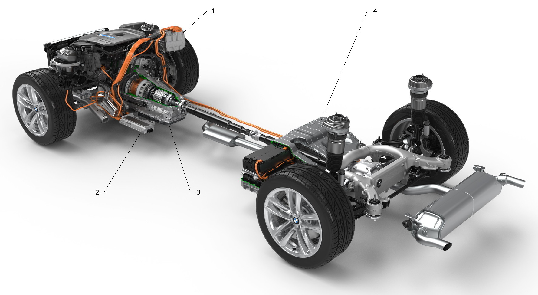 Arquitectura general BMW Serie 3 PHEV